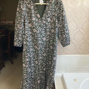 Hatch the Nines by Target Green Pink Floral Maternity Dress M